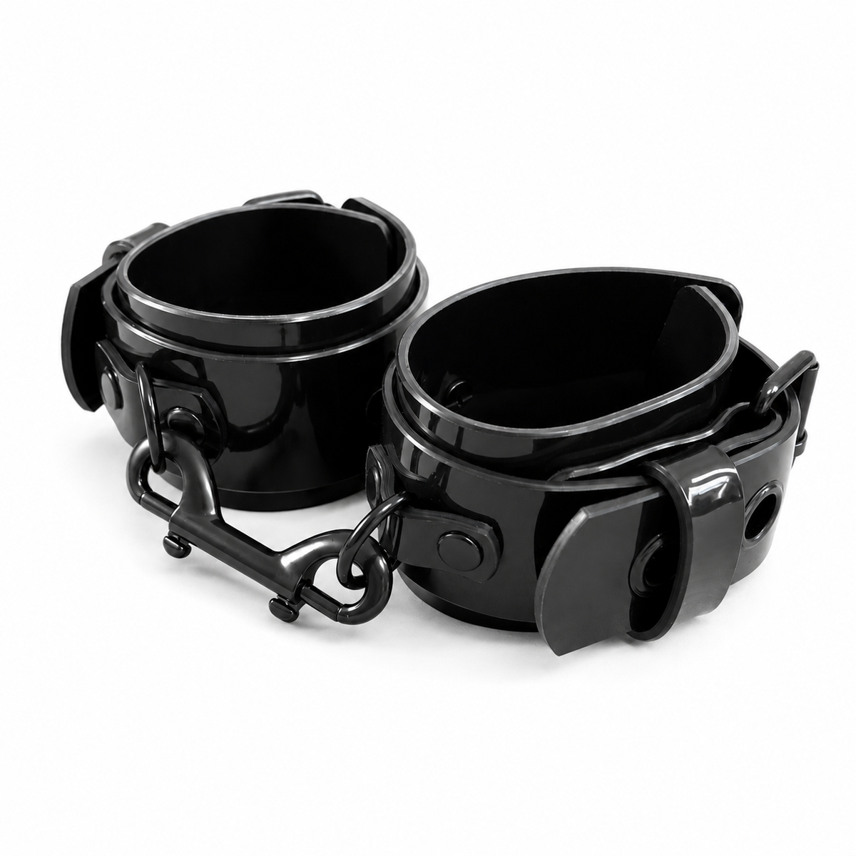 BP-02 / Industrial Black PVC Cuffs